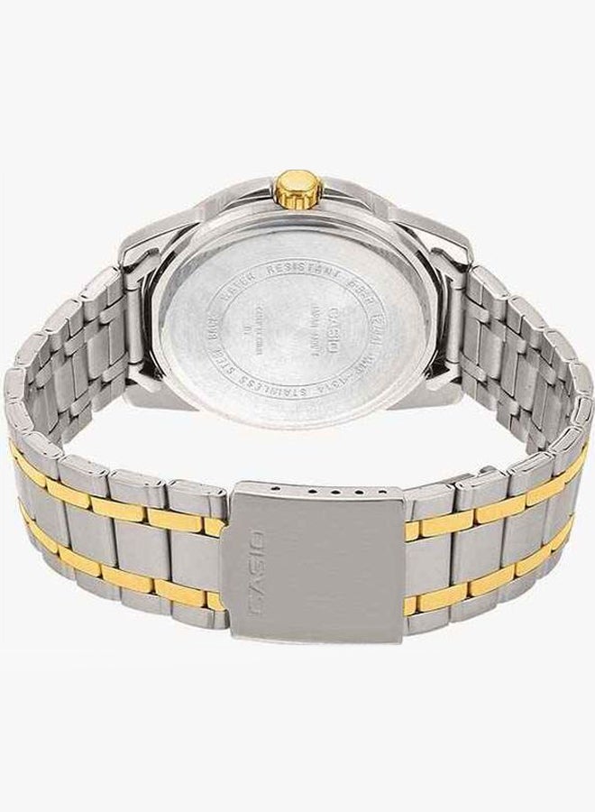 CASIO Men's Enticer Analog Watch MTP-1314SG-1AV - 45 mm - Silver/Gold - Image 2