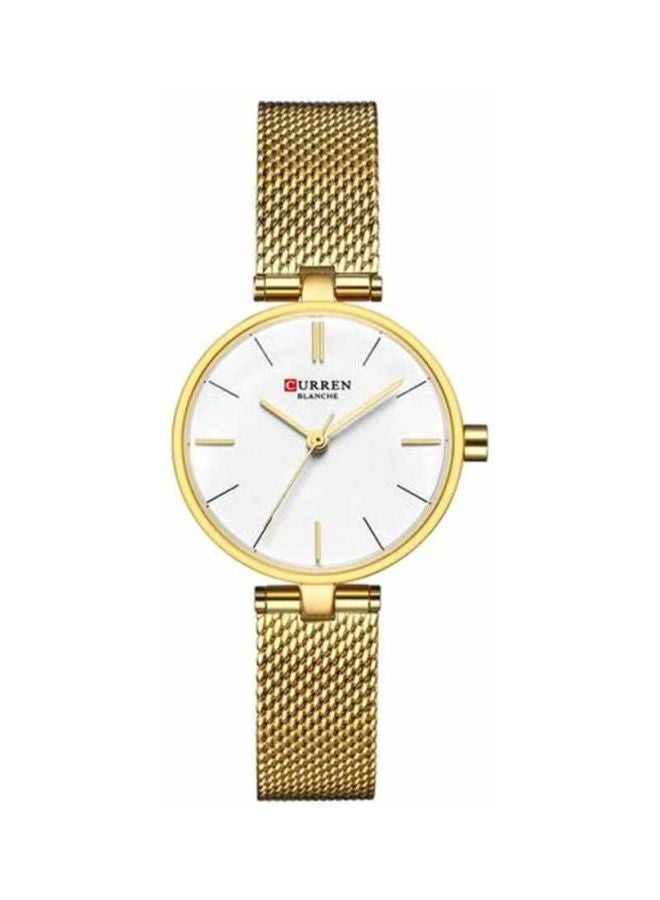 CURREN - women Water Resistant Analog Watch 9038GDW - Image 1