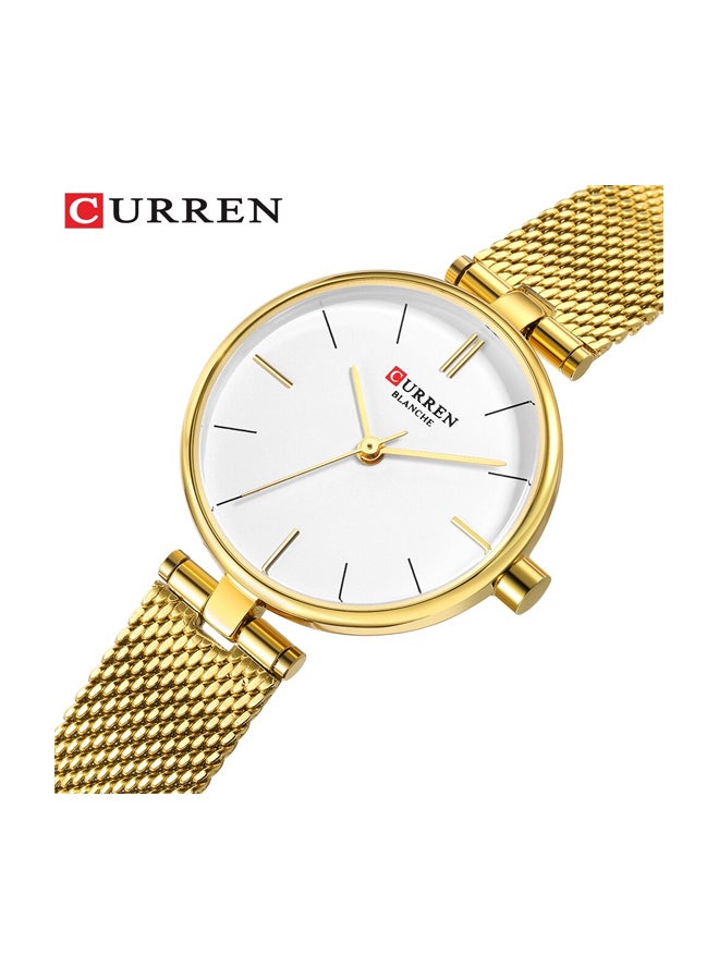 CURREN - women Water Resistant Analog Watch 9038GDW - Image 1