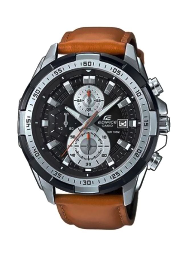 كاسيو ساعة إيديفيس كرونوغراف EFR-539L-1B - 54 ملم - بني - Image 1