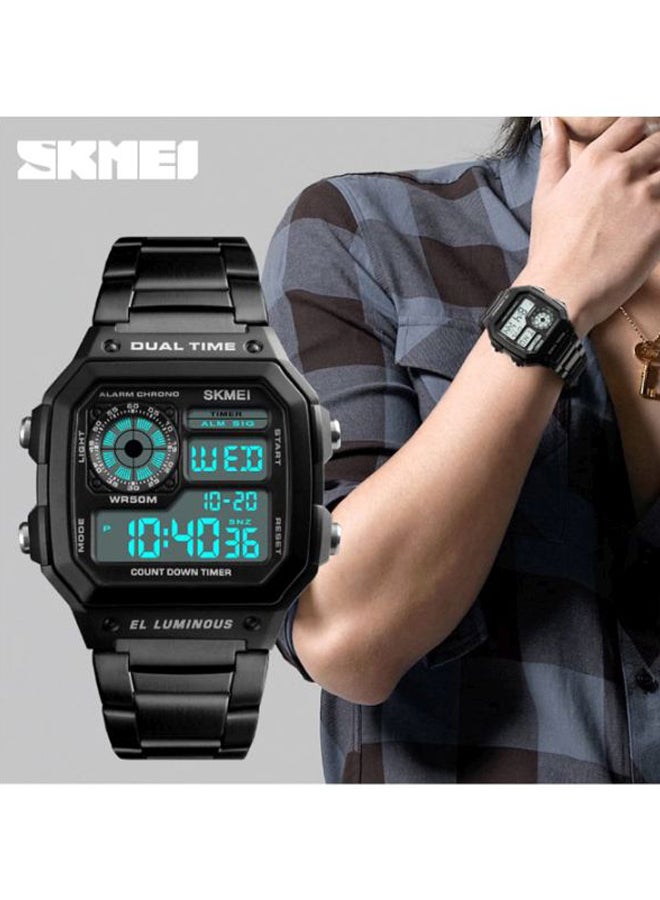 Men's Water Resistant Digital Watch
