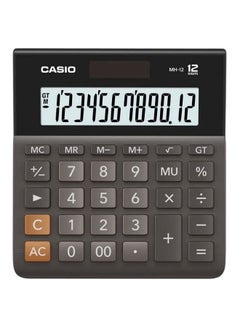 12-Digits Desk Top Calculator Black/Silver
