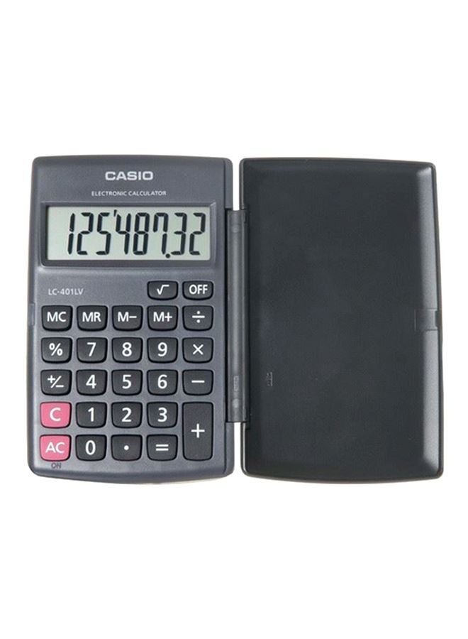 آلة حاسبة أساسية طراز LC-401LV-BK أسود