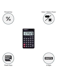 CASIO SX-300 8-Digit Basic Calculator Black  - Image 2