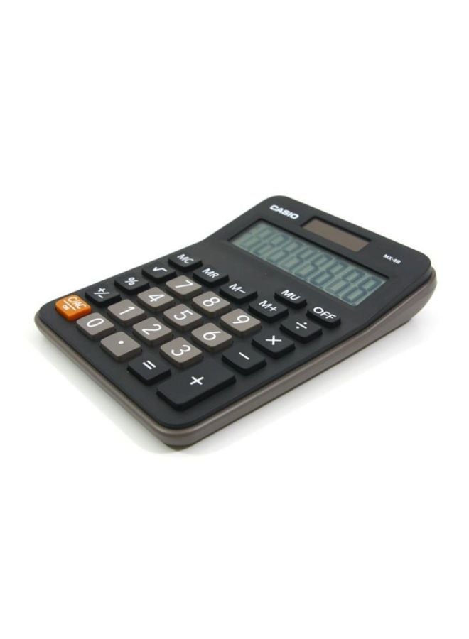 CASIO MX-8B-W-DC 8-Digit Calculator Black - Image 2
