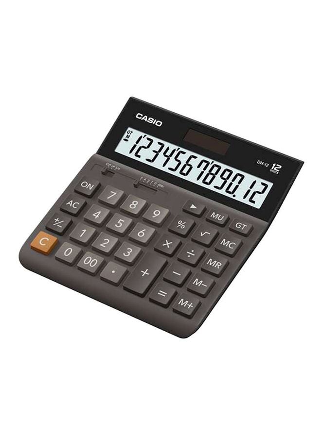 CASIO - DH-14-BK-W-DH Desktop Calculator Black - Image 1