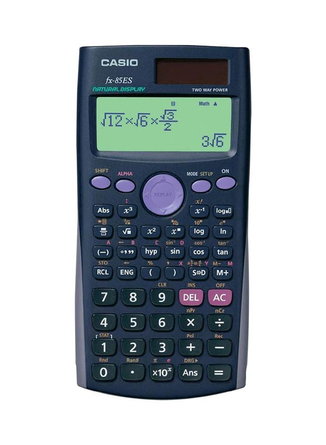 CASIO - fx-85es Dot Matrix Display Scientific Calculator Black - Image 1