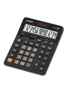 CASIO 14-Digit Basic Calculator Black/Grey/White  - Image 1