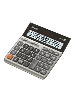 CASIO Wide H Series 16-Digit Desktop Type Calculator Black/grey/orange  - Image 1