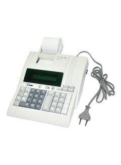 Olympia 12-Digit Printing Calculator White/Grey 