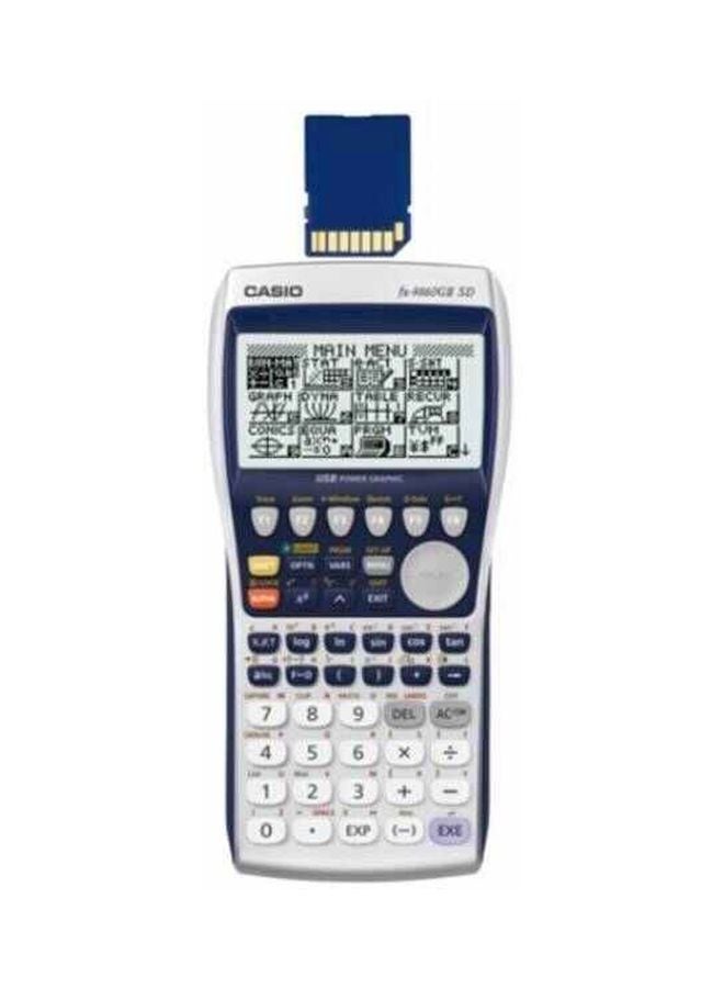 CASIO - fx-9860GII SD Casio Graphic Calculator Blue/Grey - Image 1