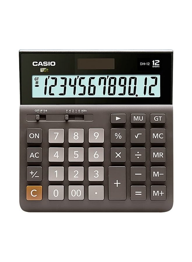 CASIO 12-Digits Office Calculator DH-12-BK-W-DH Black  - Image 2