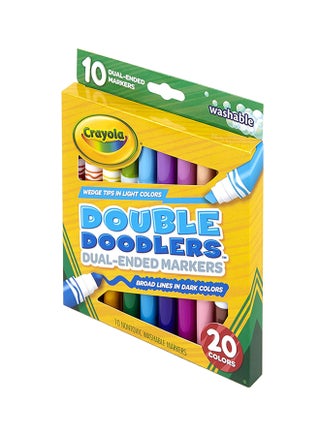 10-Piece Washable Double Doodlers Dual Ended Markers - view 2