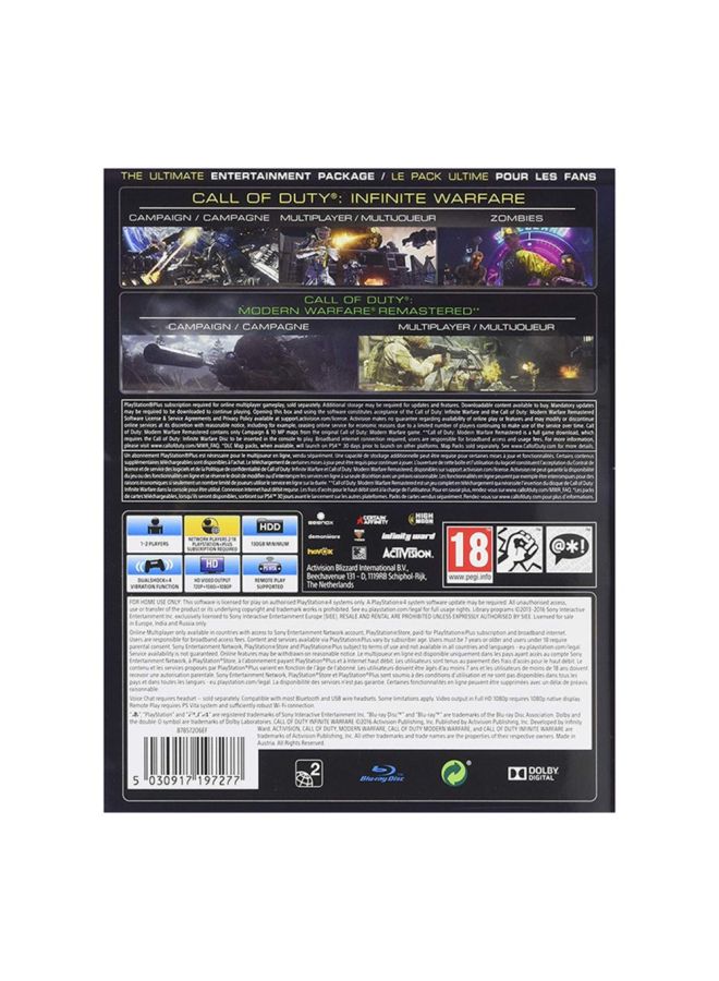 Activision Call Of Duty Infinite Warfare -  (Intl Version) - Action & Shooter - PlayStation 4 (PS4)  - Image 2