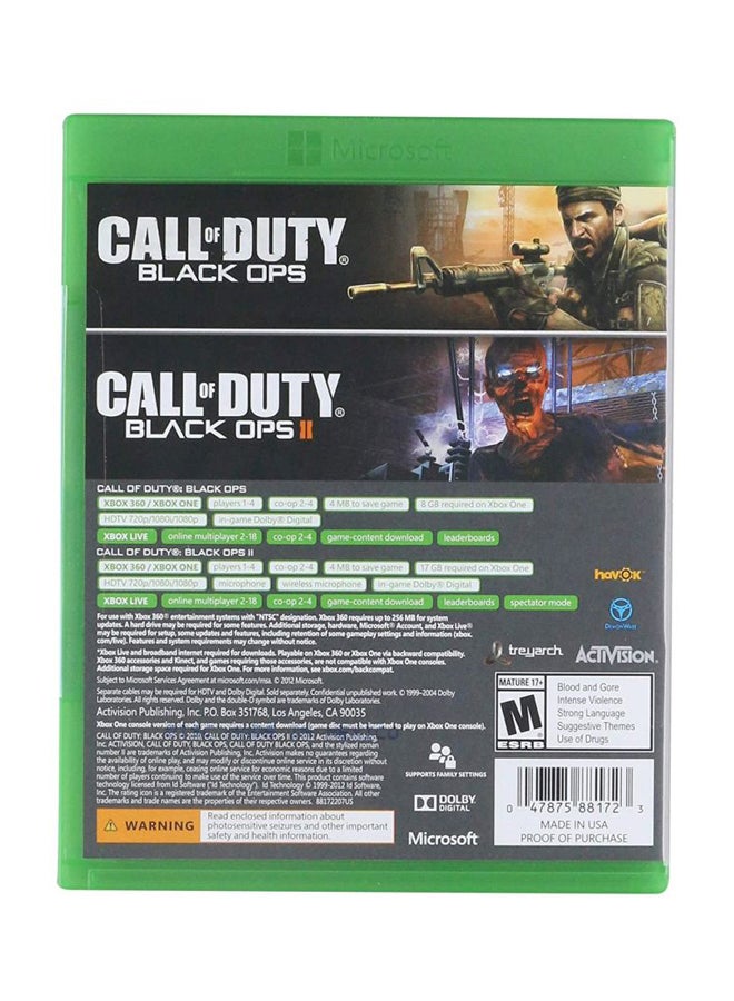 Activision Call Of Duty: Black Ops And Black Ops II Combo (Intl Version) - action_shooter - xbox_360  - Image 2