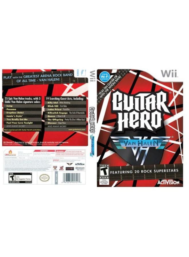 Activision Guitar Hero Van Halen (Intl Version) - music_dancing - nintendo_wii  - Image 2
