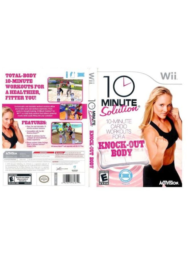 Activision 10 Minute Solution: 10 Minutes Cardio Workouts For A Knock-out Body - fitness - nintendo_wii - Image 2