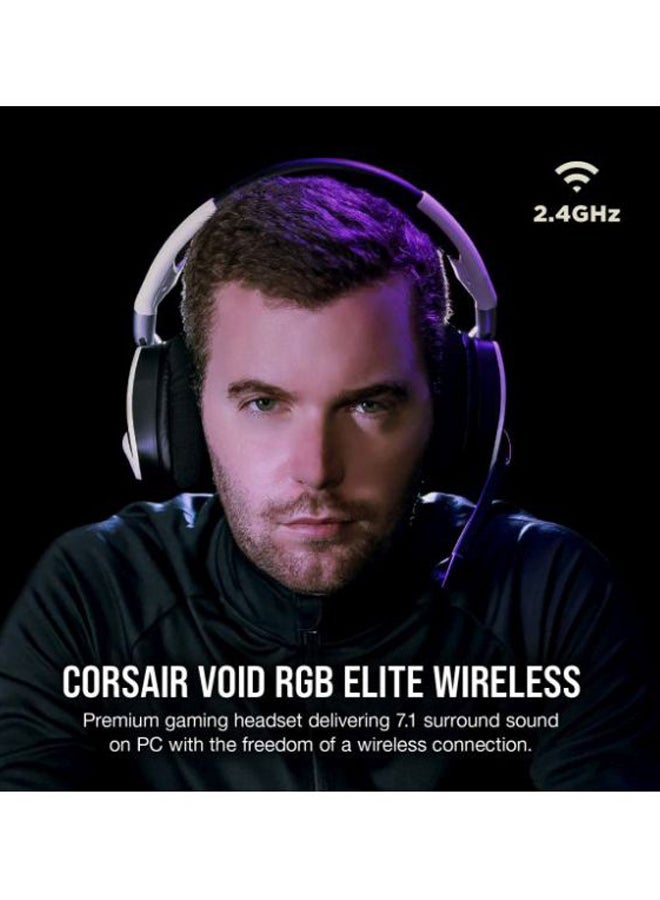 CORSAIR - Void Elite Wireless Over-Ear Gaming Headset With Mic PlayStation 4 (PS4) - Image 1