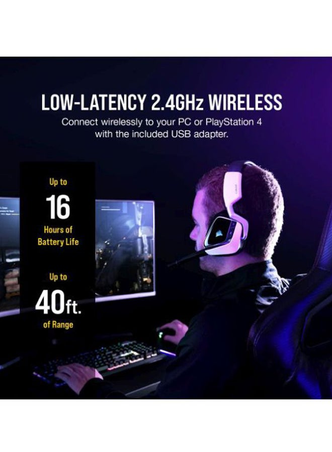 CORSAIR - Void Elite Wireless Over-Ear Gaming Headset With Mic PlayStation 4 (PS4) - Image 1