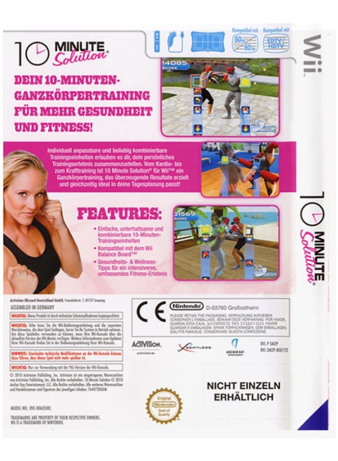 Activision 10 Minute Solution - fitness - nintendo_wii  - Image 2