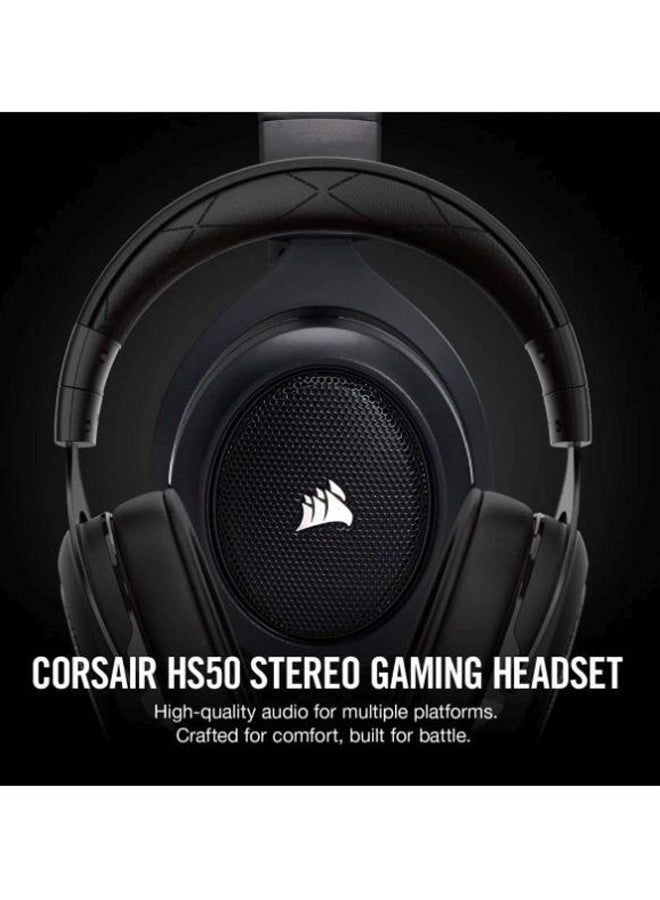 CORSAIR HS50 Stereo Wired Over-Ear Gaming Headphones With Mic - Image 2