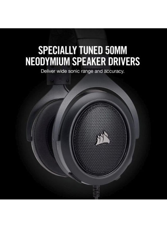 CORSAIR HS50 Stereo Wired Over-Ear Gaming Headphones With Mic - Image 4