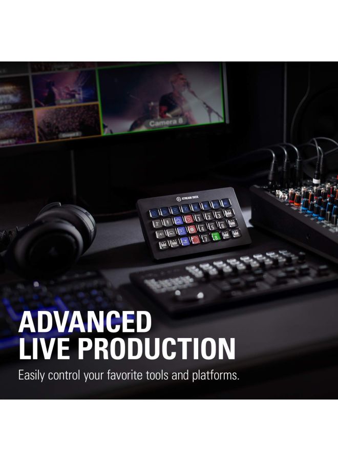 CORSAIR - Elgato Stream Deck XL, Advanced Stream Control With 32 Customizable LCD Keys, For Windows 10 And macOS 10.13 - Image 1
