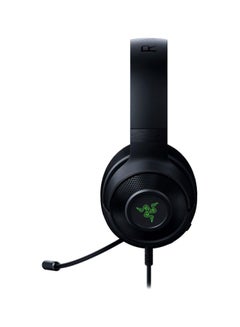 RAZER Razer Kraken X USB Ultralight Gaming Headset: 7.1 Surround Sound - Lightweight Frame - Green Logo Lighting - Integrated Audio Controls - Bendable Cardioid Microphone - for PC - Classic Black  - Image 2