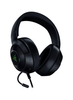 RAZER Razer Kraken X USB Ultralight Gaming Headset: 7.1 Surround Sound - Lightweight Frame - Green Logo Lighting - Integrated Audio Controls - Bendable Cardioid Microphone - for PC - Classic Black  - Image 3