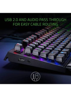 RAZER Razer Huntsman Elite: Opto-Mechanical Switch - Multi-Functional Digital Dial & Media Keys - Leatherette Wrist Rest - 4-Side Underglow - Gaming Keyboard, Wired  - Image 5