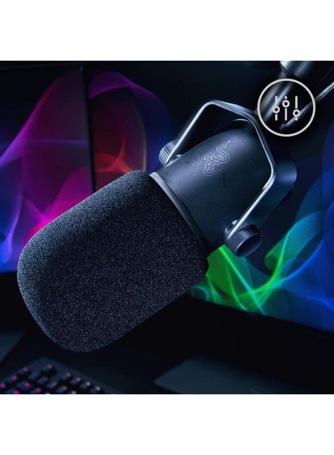 ريزر ميكروفون سيرين إيليت للبث بمنفذ USB أسود - Image 5