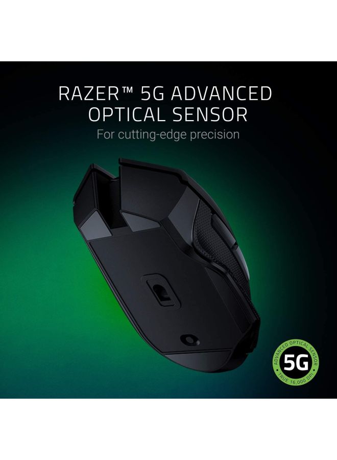 RAZER - Razer Basilisk X Hyperspeed Wireless Gaming Mouse: Bluetooth & Wireless Compatible, 16K Dpi Optical Sensor, 6 Programmable Buttons, 450 Hr Battery, Classic Black - Image 1