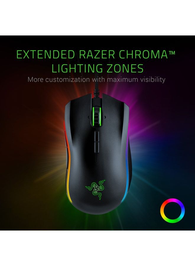 RAZER - Mamba Elite: 5G True 16,000 DPI Optical Sensor - 9 Programmable Buttons - Ergonomic Form Factory - Powered  Chroma - Esports Gaming Mouse Black - Image 1