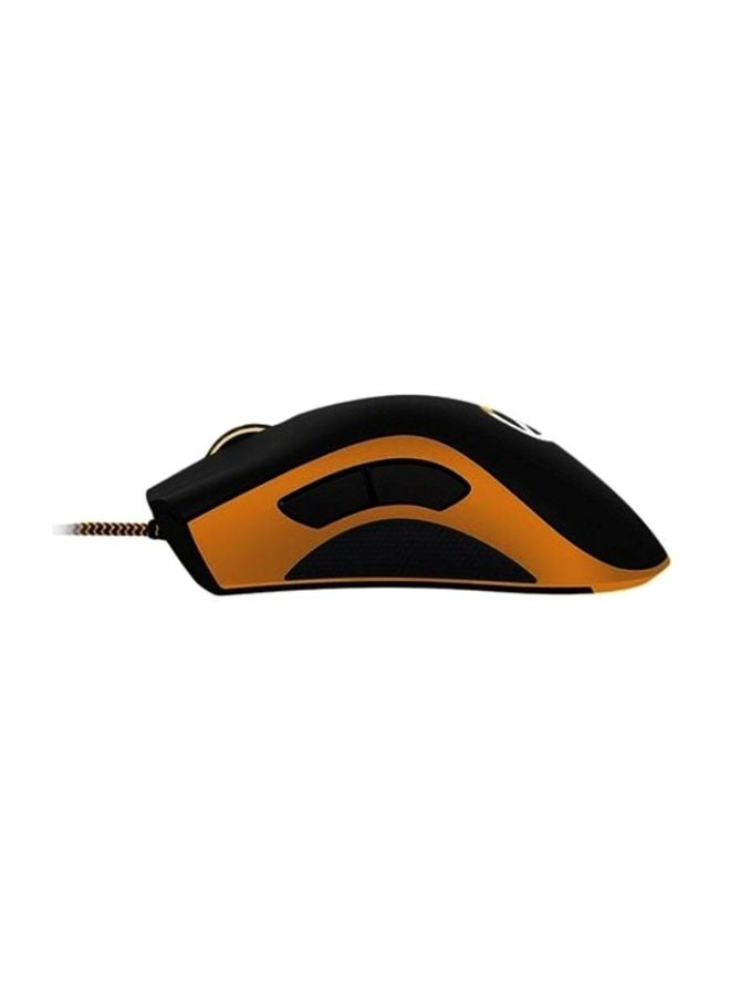 RAZER - Deathadder Chroma Gaming Mouse Black/Yellow - Image 1