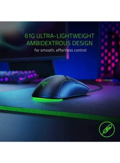 RAZER Razer Viper Mini Ultralight Gaming Mouse: Fastest Gaming Switches - 8500 DPI Optical Sensor - Chroma RGB Underglow Lighting - 6 Programmable Buttons - Drag-Free Cord - Classic Black  - Image 5
