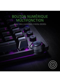 RAZER Huntsman Elite Gaming Keyboard Fastest Keyboard Switches Ever, Linear Optical Switches, Chroma RGB Lighting, Magnetic Plush Wrist Rest, Dedicated Media Keys & Dial Black Black  - Image 5