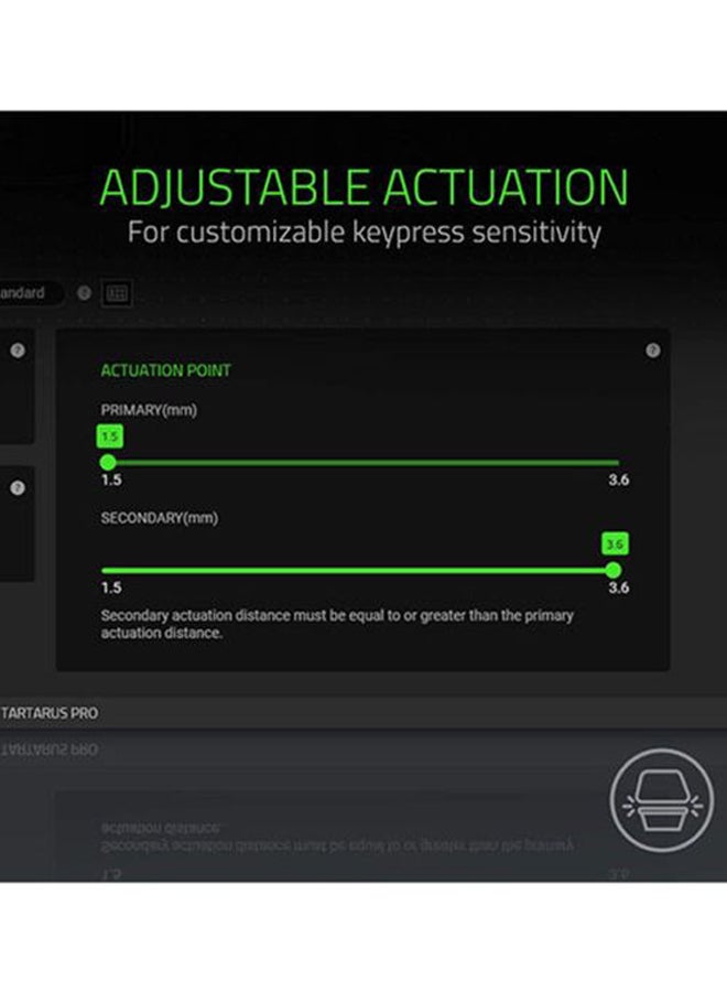 RAZER Tartarus Pro RGB Gaming Keypad Optical Switches 32 Programmable Keys Black - Image 3