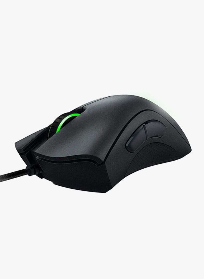 DeathAdder Essential Gaming Mouse: 6400 DPI Optical Sensor - 5 Programmable Buttons - Mechanical Switches - Rubber Side Grips - Classic Black - v1594889348/N20897377A_3