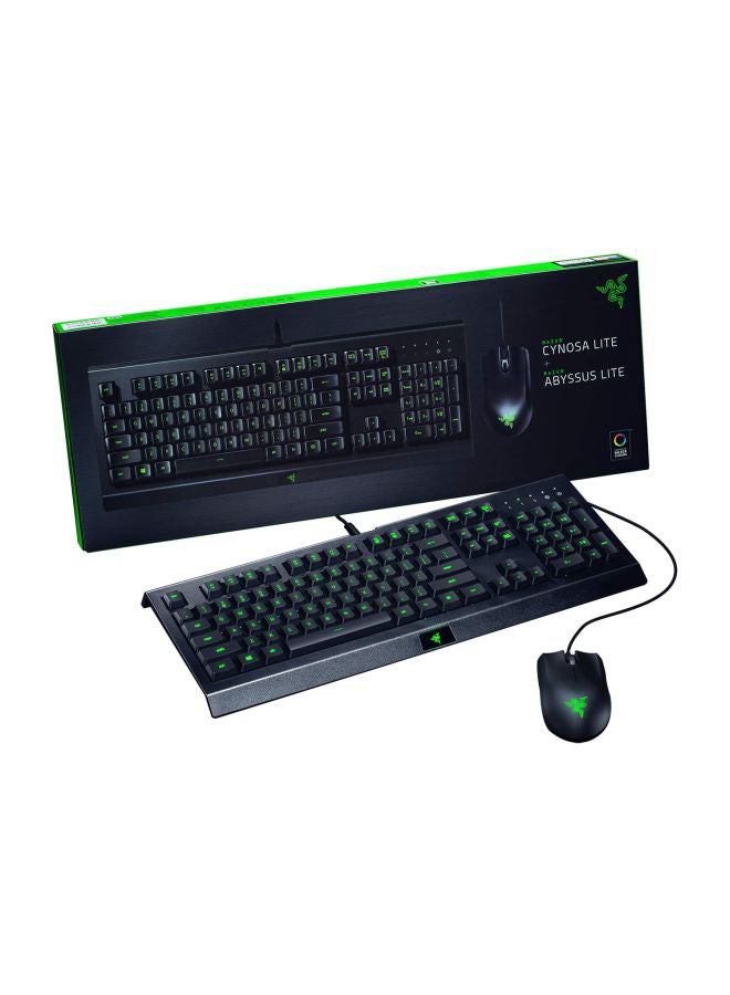 RAZER - Cynosa Lite And Abyssus Lite Keyboard And Mouse Bundle Black - Image 1