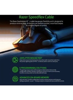 RAZER DeathAdder V2 Mini Wired Gaming Mouse | 8500DPI Optical Sensor | Chroma RGB Lighting | 6 Programmable Buttons | Ergonomic Design | Black  - Image 5