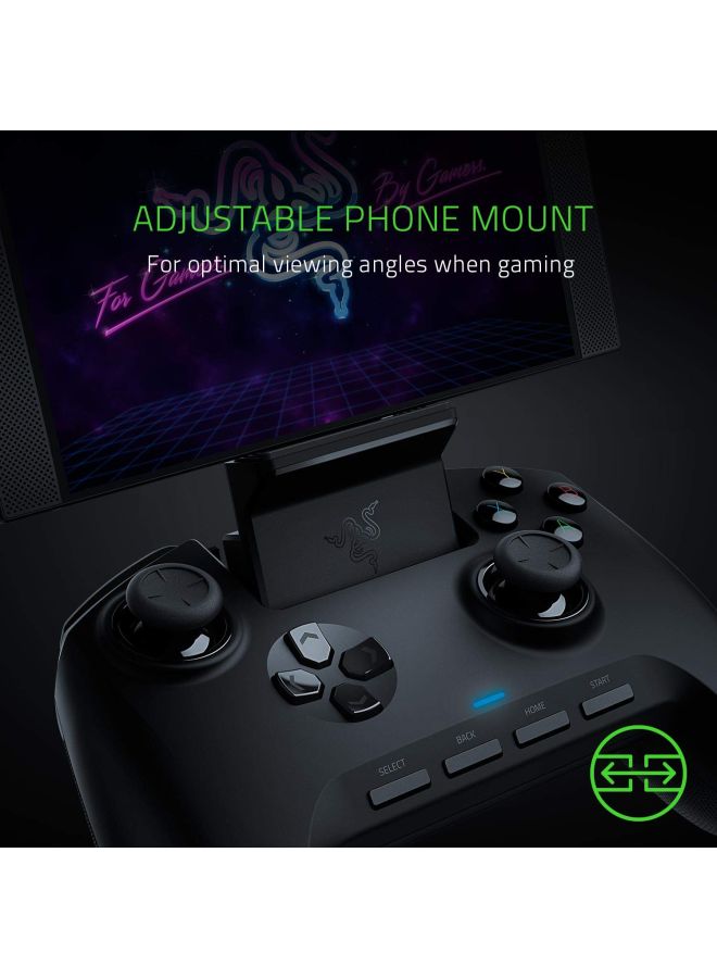 RAZER - Raiju Mobile - Ergonomic Multi-Function Button Layout, Hair Trigger Mode, Adjustable Phone Mount, Mobile Gaming Controller - Classic Black - Image 1