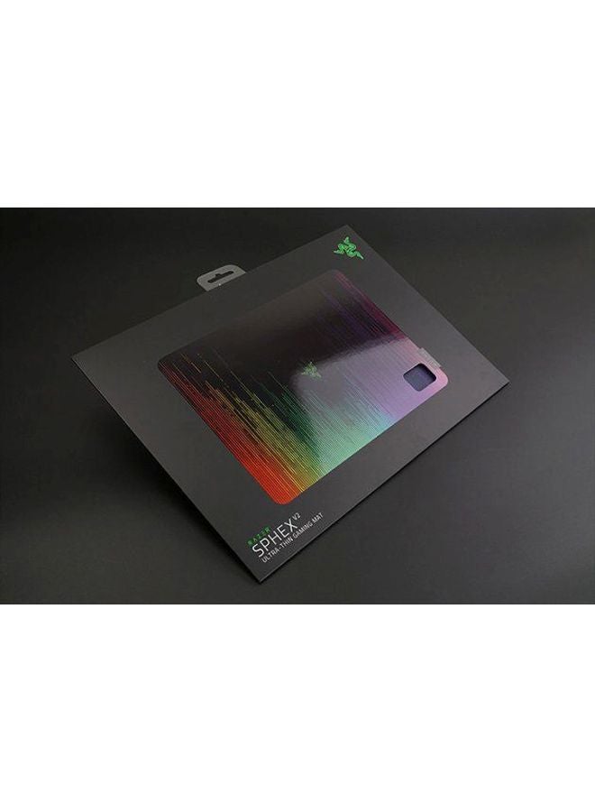RAZER - Razer Sphex V2 Gaming Mouse Pad: Ultra-Thin Form Factor - Optimized Gaming Surface - Polycarbonate Finish Green/Red/Blue - Image 1