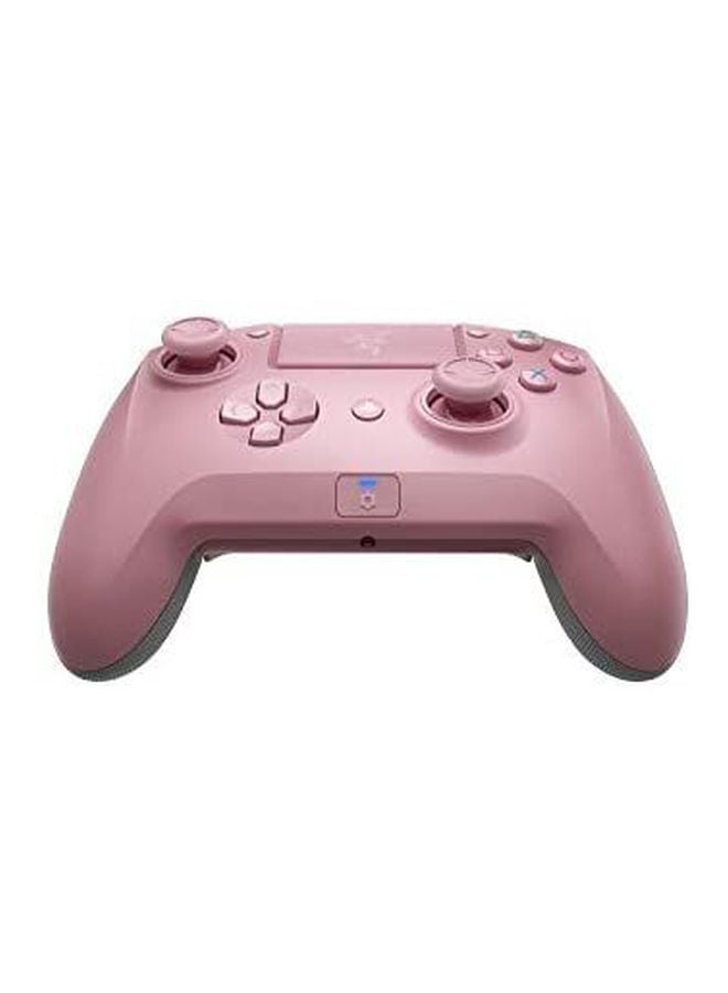 RAZER - Raiju Tournament Edition Quartz - Wireless and Wired Gaming Controller with Mecha Tactile Action Buttons, Interchangeable Parts and Quick Control Panel, compatible with PS4 and PC, Pink - Image 1