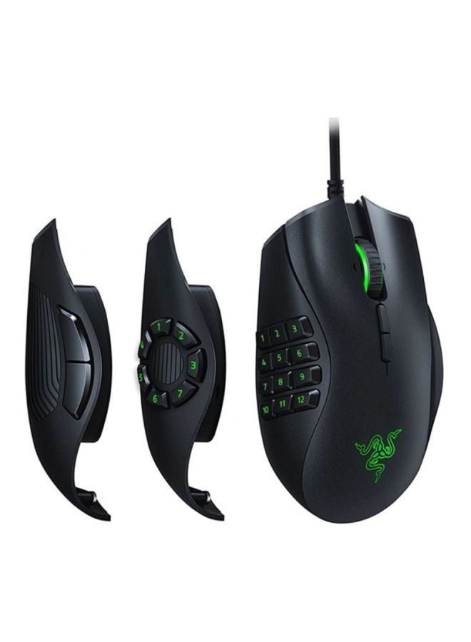 RAZER - Naga Trinity Gaming Mouse  16,000 DPI Optical Sensor, Chroma RGB Lighting, Interchangeable Side Plate w/ 2, 7, 12 Button Configurations, Mechanical Switches Black - Image 1