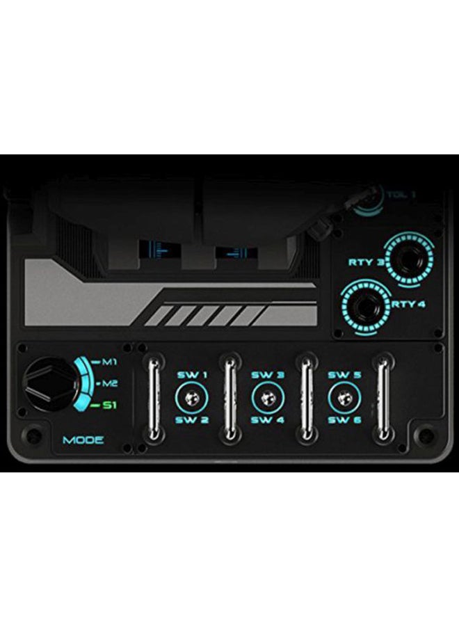 Logitech - G X56 H.O.T.A.S Throttle and Joystick Flight Simulator Game Controller, 6 Degrees of Freedom, 4 Spring Options, +189 Programmable Controls, RGB Lighting, 2x USB, PC - Black - Image 1