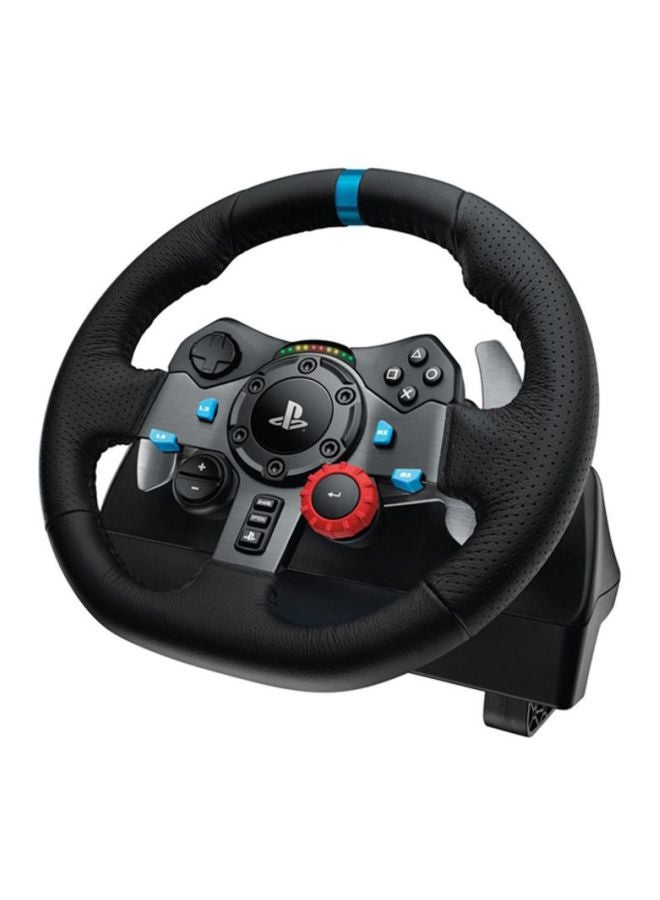 Logitech - Logitech G29 Driving Force Racing Wheel And Floor Pedals, Real Force Feedback, Stainless Steel Paddle Shifters, Leather Steering Wheel Cover for PS5, PS4, PC And Mac - Image 1