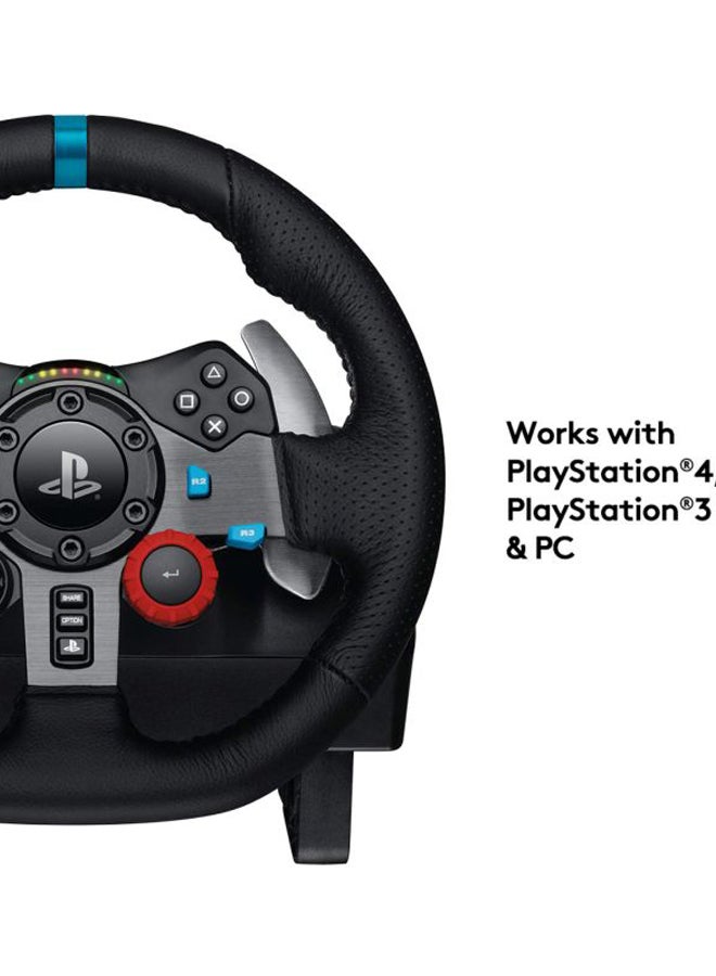 Logitech - Logitech G29 Driving Force Racing Wheel And Floor Pedals, Real Force Feedback, Stainless Steel Paddle Shifters, Leather Steering Wheel Cover for PS5, PS4, PC And Mac - Image 1