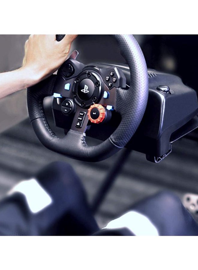 Logitech - Logitech G29 Driving Force Racing Wheel And Floor Pedals, Real Force Feedback, Stainless Steel Paddle Shifters, Leather Steering Wheel Cover for PS5, PS4, PC And Mac - Image 1
