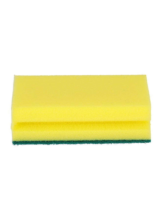 2-Piece Sponge Scrubbers Nail Saver Yellow/Green One size - Image 3