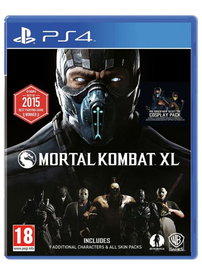WB Games - Mortal Kombat XL + DualShock 4 Wireless Controller - (Intl Version) - Fighting - PlayStation 4 (PS4) - Image 1